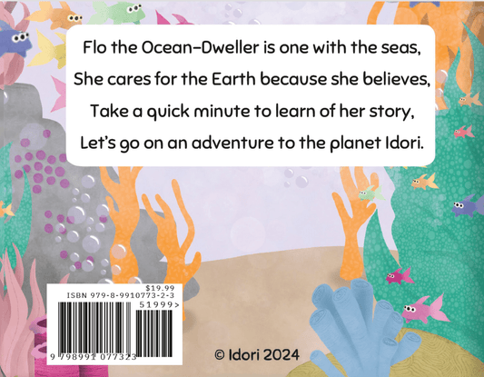 Flo the Ocean - Dweller Hardcover Children's Book - Idori
