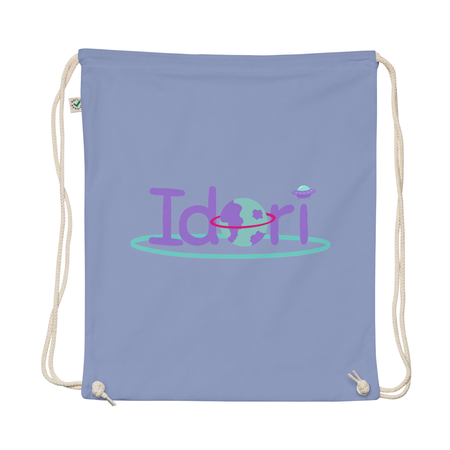 Organic cotton drawstring bag