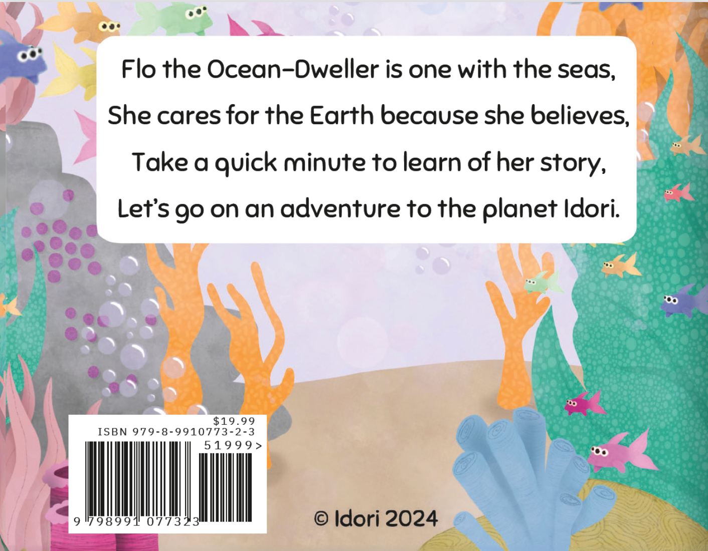 Flo the Ocean-Dweller Hardcover Children's Book