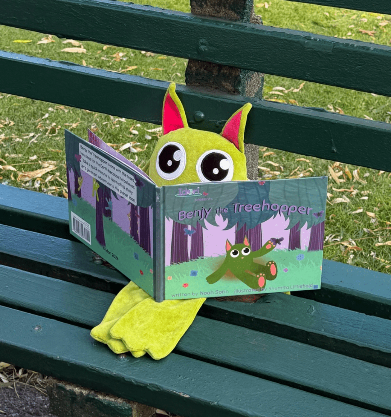 Benjy the Treehopper Hardcover Children's Book - Idori