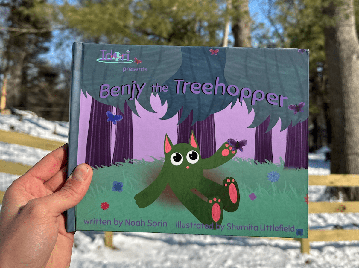 Benjy the Treehopper Hardcover Children's Book - Idori