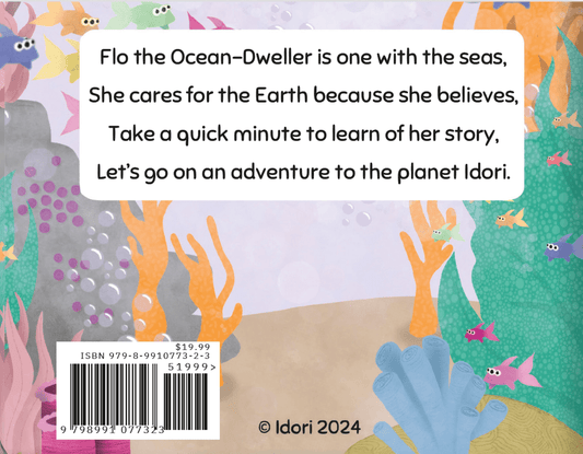 Flo the Ocean - Dweller Hardcover Children's Book - Idori