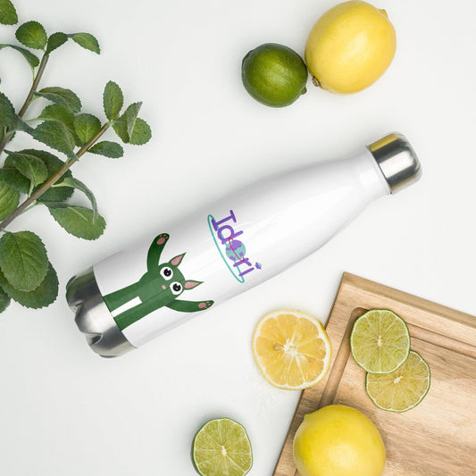 Stainless Steel Idori Water Bottle - Benjy the Treehopper - Idori