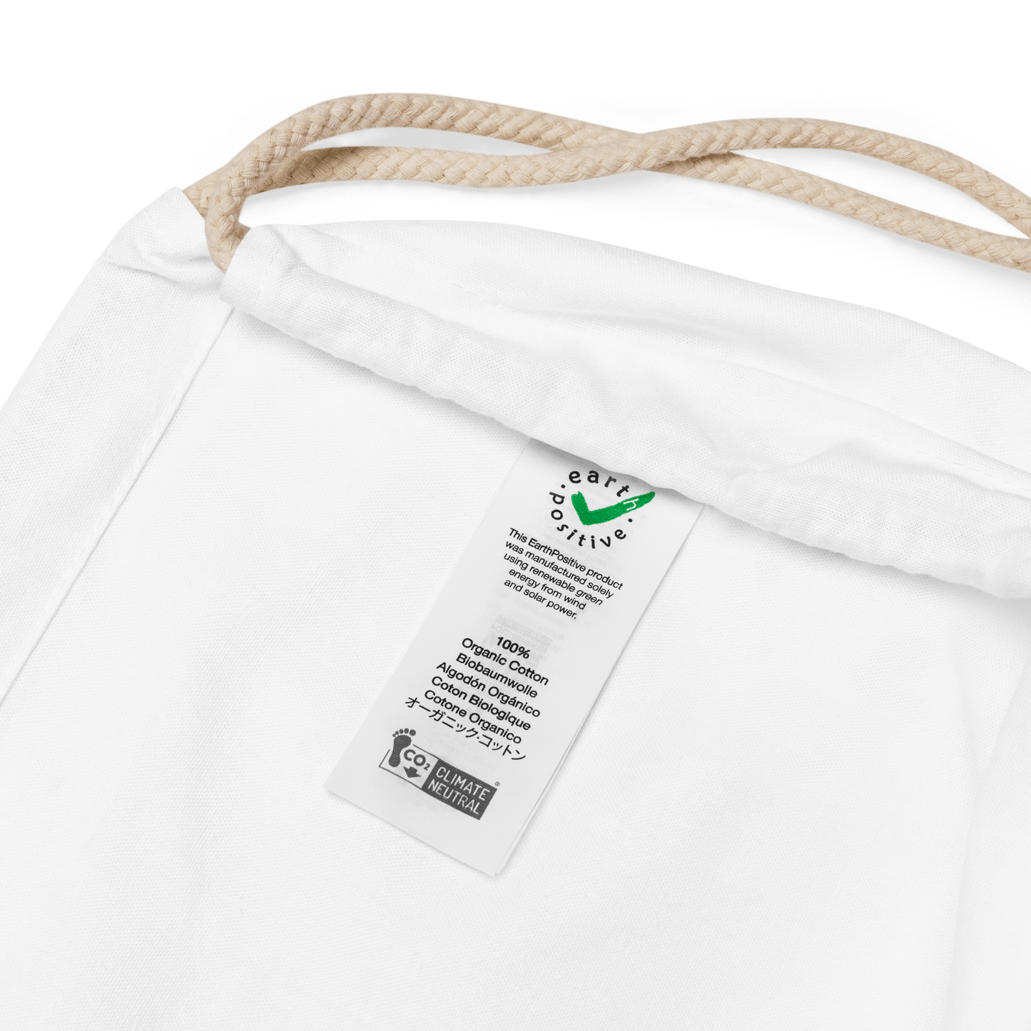 Organic cotton drawstring bag - Idori