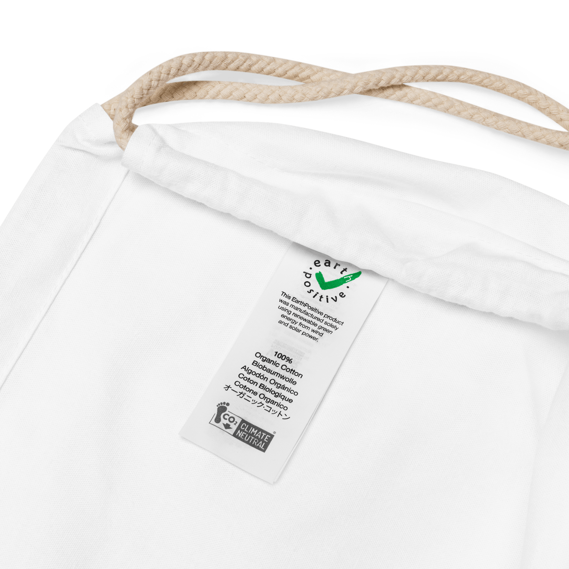 Organic cotton drawstring bag - Idori
